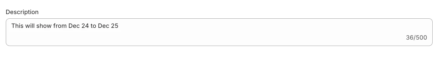 description