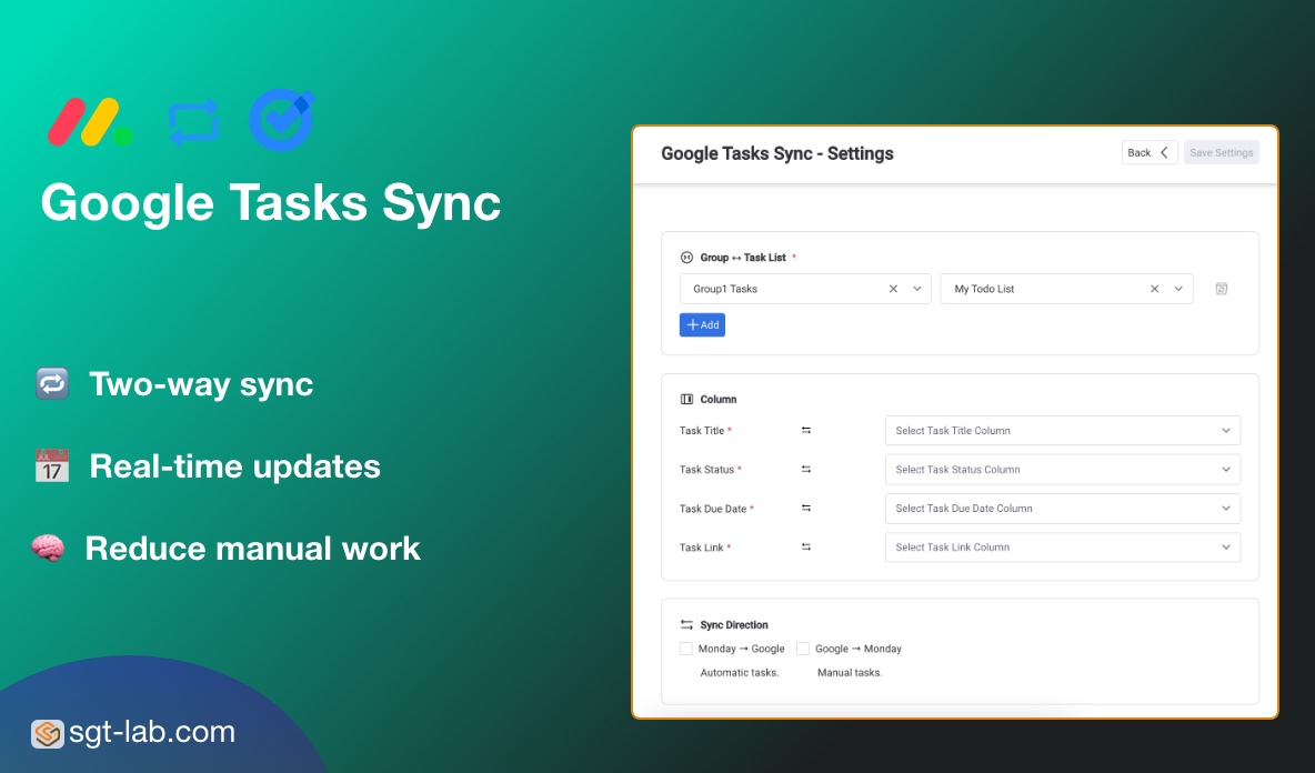 Google Tasks Sync