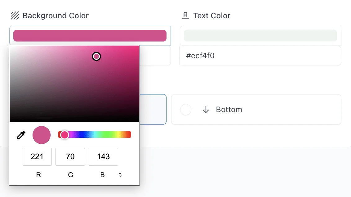 color