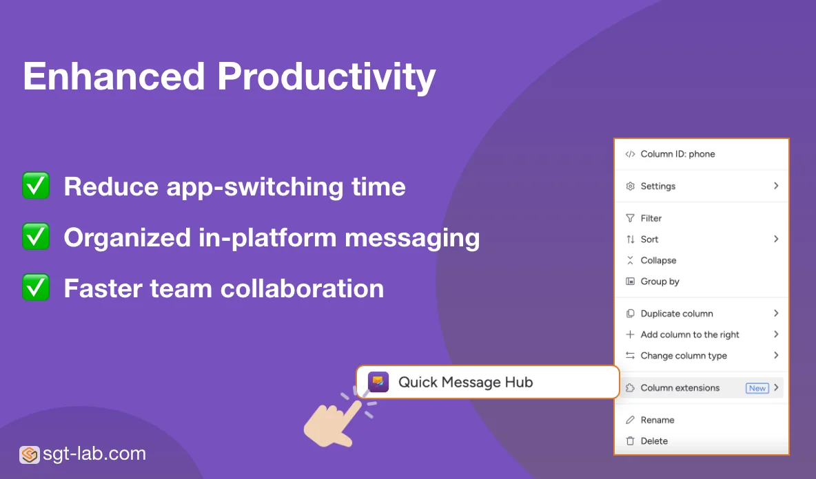 Quick Message Hub